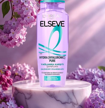 شامپو ضد چربی مدل Hydra Hyaluronic Pure حاوی اسید سالیسیلیک ۳۰۰ میلی‌لیتر